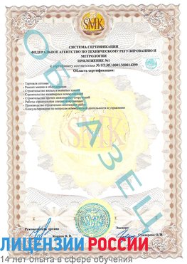 Образец сертификата соответствия (приложение) Чистополь Сертификат ISO 14001